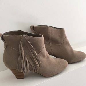 American Eagle Fringe Booties